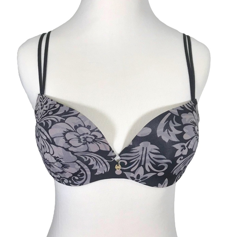Victoria’s Secret Ver Sexy Floral Padded Demi Bra Size 36B
